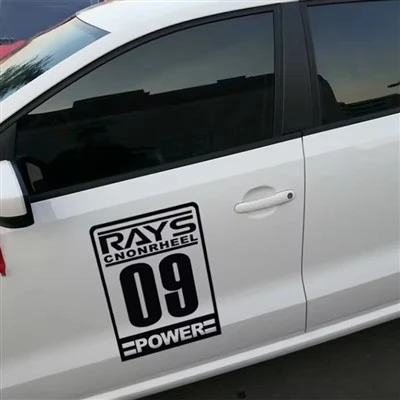 Autocollant de porte latérale d'automobile