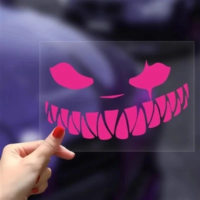 Sticker de moto de démon Smiley 1pc