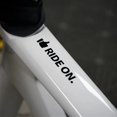 1pc trajet sur les autocollants du cadre de vélo de route