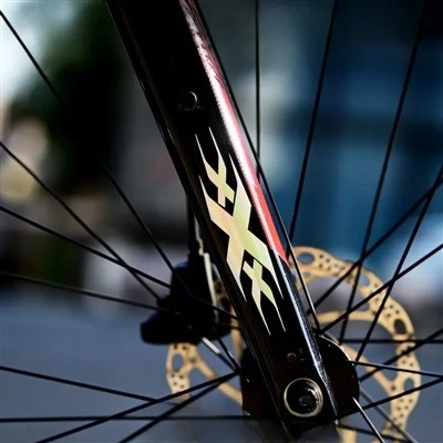 2 autocollants de vélo de montagne imperméables