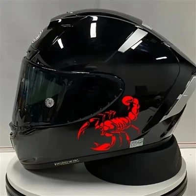 Pack d'autocollant de carotage à moto plat 2D2