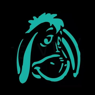 Autocollant de dessin animé Disney Bourriquet