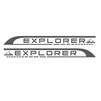 2pcs Campeur de camping-car van Caravan Stickers