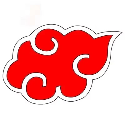 Ninja Akatsuki Signe Vinyle Voiture Autocollant