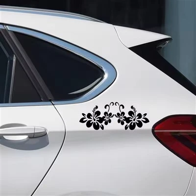 Autocollants de fleur autocollant de porte de porte de voiture