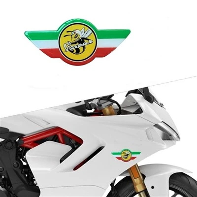 Décalcomanies de carénage avant de la voiture de moto en résine 3D