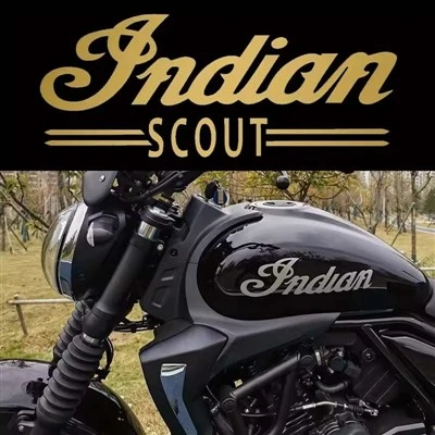 Locomotive vintage d'autocollant indien pour moto