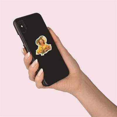 Décalcomanie femme sexy vintage