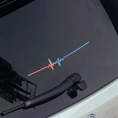 Autocollant de voiture de bande ECG