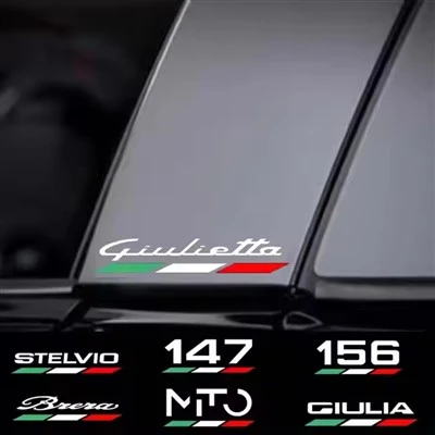 4pcs Car Body Sticker pour Alfa Romeo