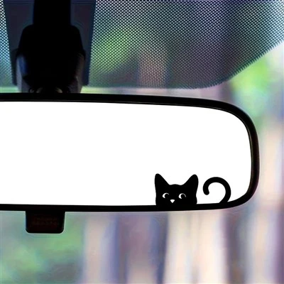 4pcs voitures de rétroviseur rétroffisant un coup d'œil sur le chat