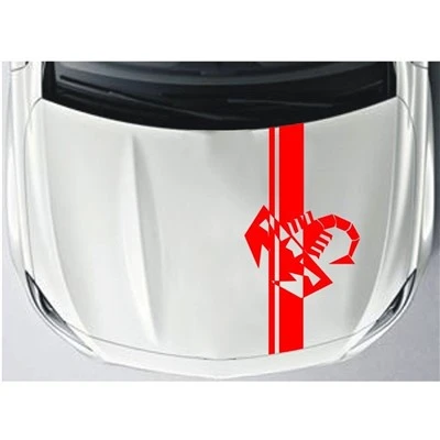 Décalcomanie logo capot moteur Abarth 500