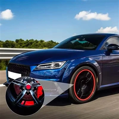 Autocollant d'avertissement en vinyle de jante de voiture