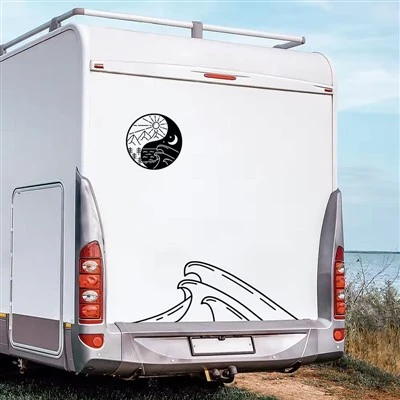 Autocollants Sticker de nuit de mer de Mountain