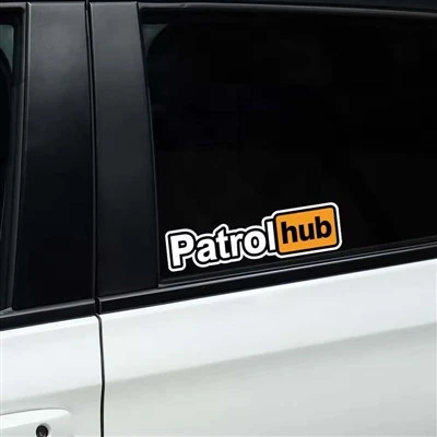 Patrol Hub Funny Car autocollants
