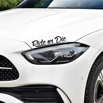Autocollant de carrosserie de voiture Ride Or Die