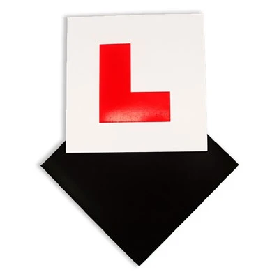 Autocollant magnétique lettre "L" pour voiture