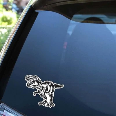 Autocollant adhésif dinosaure pour fenêtre