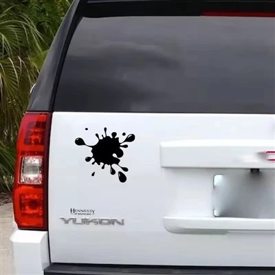 Autocollant drôle de voiture de taches éclaboussées