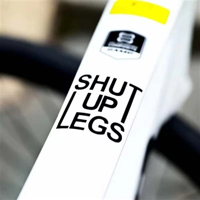 2pcs Tais-up des jambes Stickers de vélo