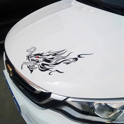 Autocollant de capot de voiture de dragon