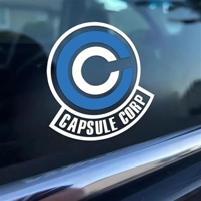 Decal Capsule Corp, autocollant Bulma Logo