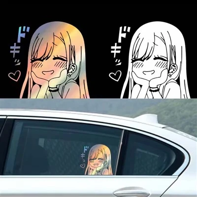 Autocollant intérieur de voiture mignon