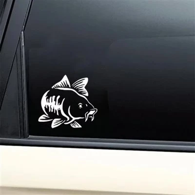 Autocollant de voiture à motif de carpe