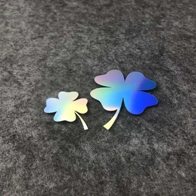 Autocollants de voiture quatre - décoration du corps du trèfle des feuilles