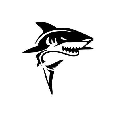 Décoration de voitures de requin créatives