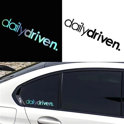 Cartoon Daily Driven Car Sticker JDM Style