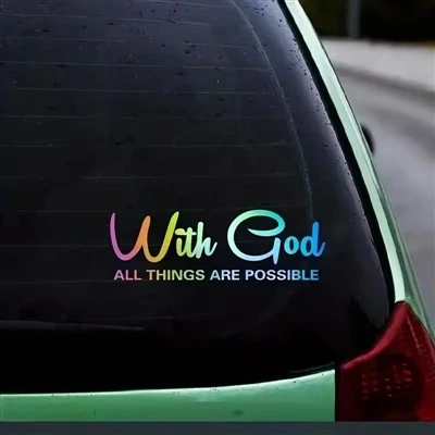 Avec Dieu, tout est possible Sticker