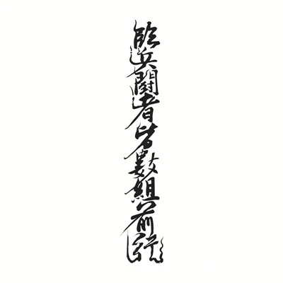 Texte chinois de huit mots Maxim
