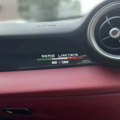 Autocollant Consolelimited Edition pour Alfa Romeo