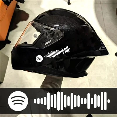 Stickers de moto de modèle de signal créatif