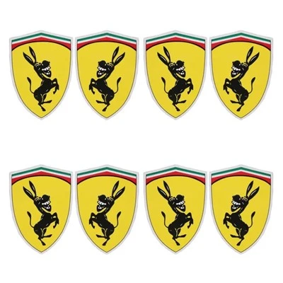 Autocollant de voiture drôle de décalque de motif d'âne drôle