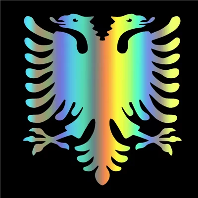 Decale en vinyle de conception d'aigle de l'albanais