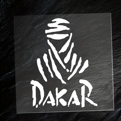 Décalcomanie en vinyle Dakar pour voiture et moto