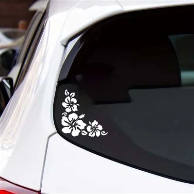 ET11360 # Fleur d'hibiscus vibrante s'ticker