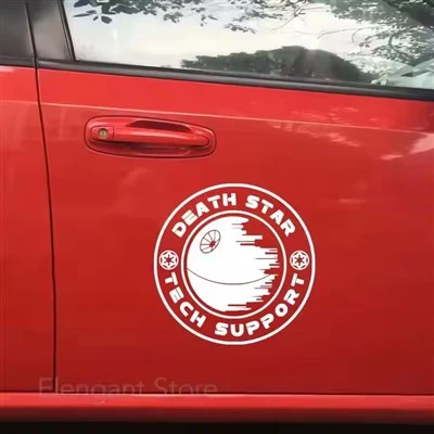 Death Star Tech Support Vinyl Art Sticker