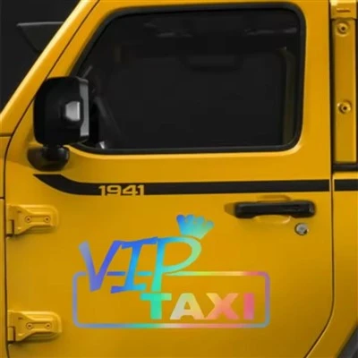 Autocollant de décalcomanie de taxi VIP