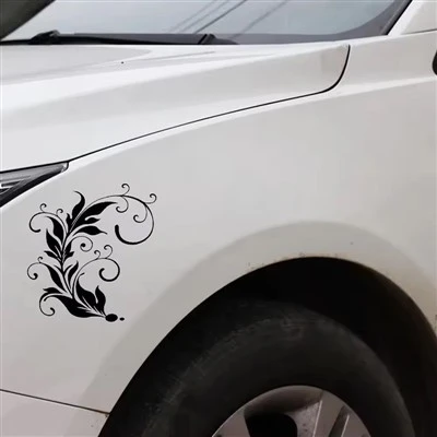 Décalcomanies de fenêtre d’art de tourbillon de feuilles