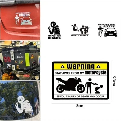 Ne touchez pas à avertir Mark Creative Funny Stickers