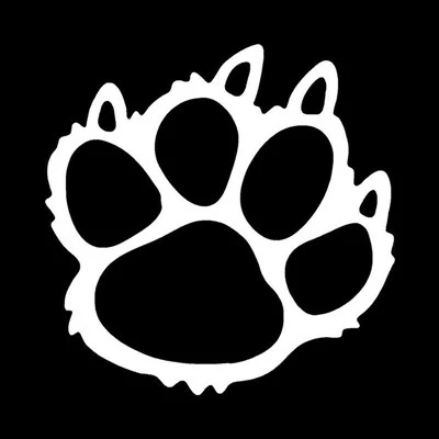 Autocollant autocollant en vinyle autocollant Bear Claw