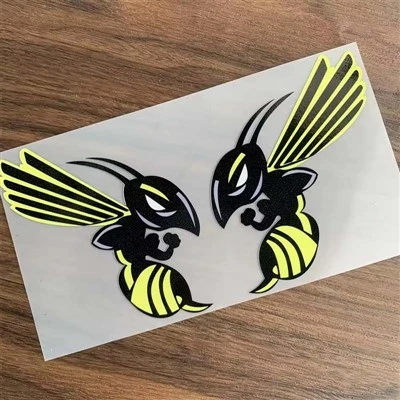 Hornet et Hornet Text Car Decoration Stickers