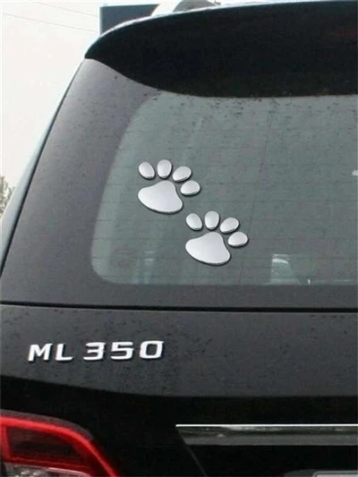Autocollant de voiture autocollants 3d animaux de compagnie