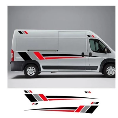 Autocollant latéral de carrosserie multi-véhicules France Van