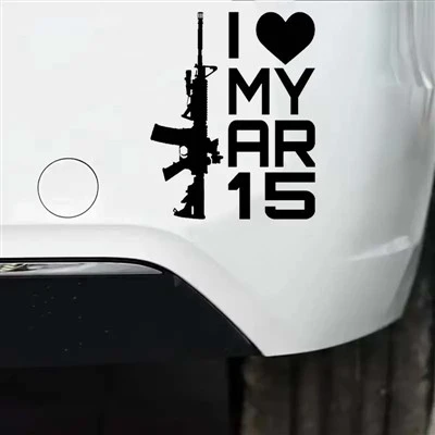 J'adore AR -15 Sticker Gun Car Sticker