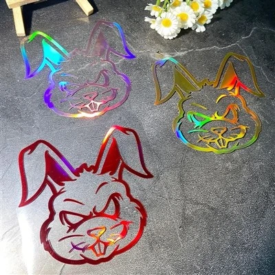Sticker de moto laser pour lapin diabolique étanche