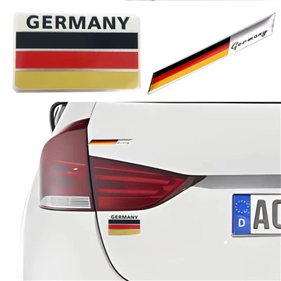 Emblème de voiture automatique en aluminium Allemagne